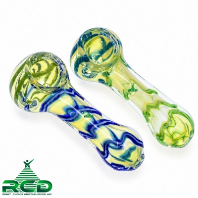 GLASS PIPE TWISTING ART GP326